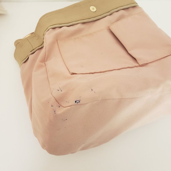 COACH Large Parker Op Art Rose Gold Hardware Jacquard and Leather Hobo Satchel - Picture 7 of 15